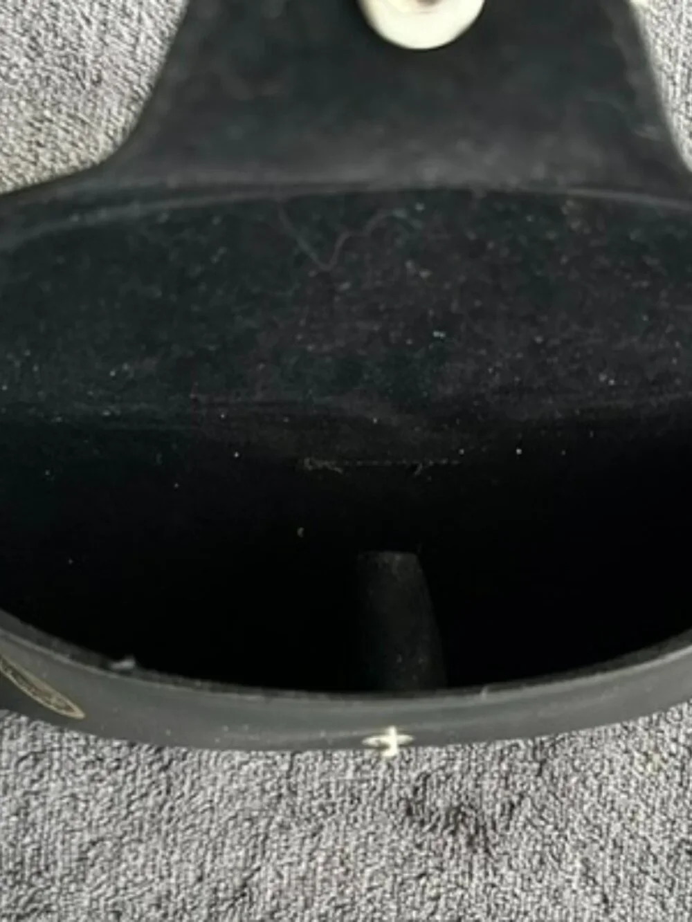 Ray-Ban Black Soft Leather Sunglasses Case with Cleaning Cloth